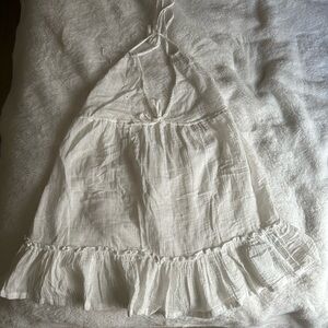 Hollister White Textured Dress